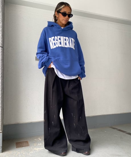wide hoodie「REGENERATE」#2197