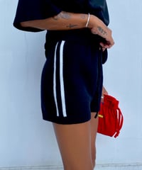 knit shorts「2line」#63768