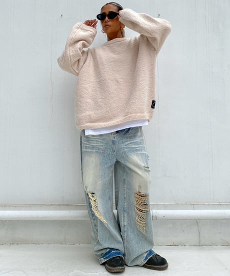baggy denim「full damage」#56225601