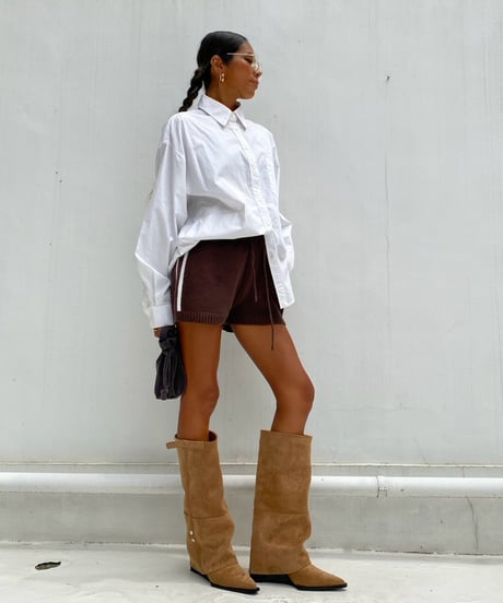 knit shorts「2line」#63768