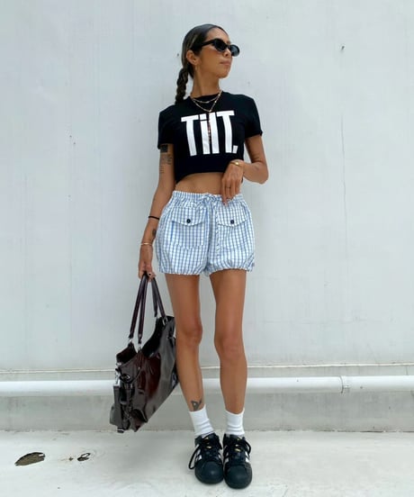 balloon shorts「windowpane」#62160605