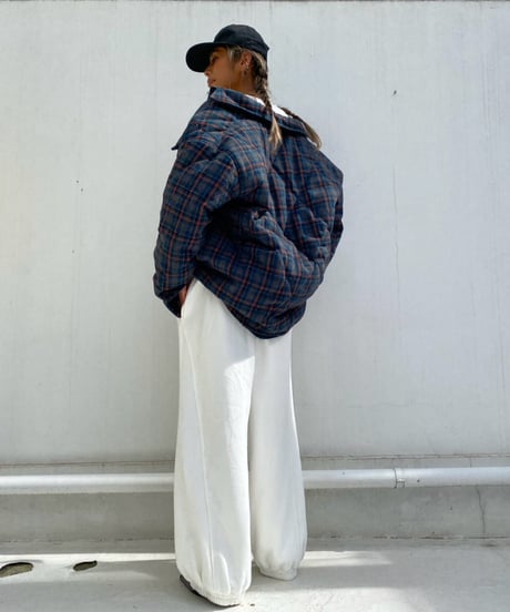 puffer jacket「tartan」#2162