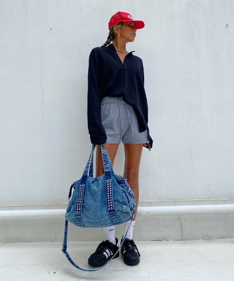 knit shorts「2line」#63768