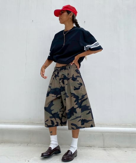 wide tee「varsity line」#207167