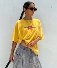 wide pigment tee「P」#36067