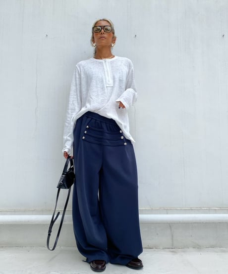 loose lonT「halfzip」#13803