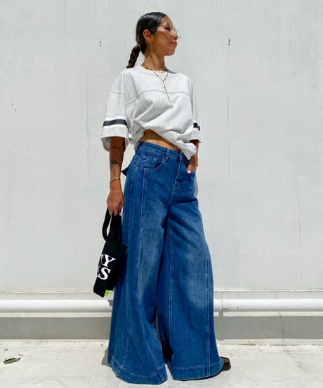 flare denim「center seam」#8202867