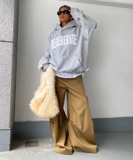 wide hoodie「REGENERATE」#2197