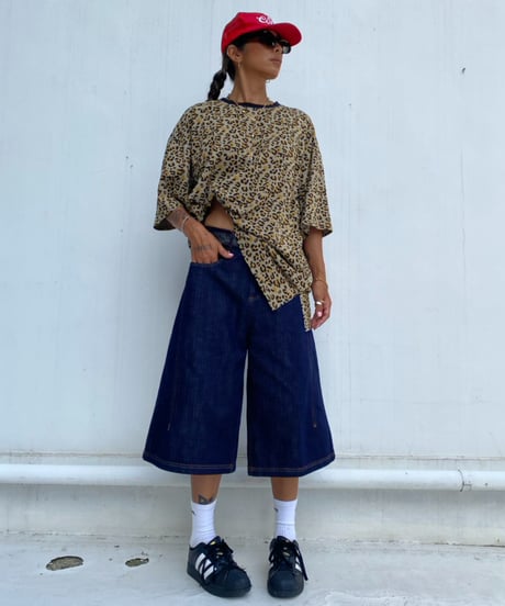 wide tee「leoblack」#60518