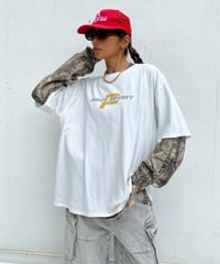 wide pigment tee「P」#36067