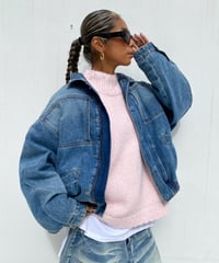 denim jk「stand bomber」#1007