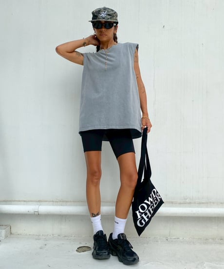 loose tank「washed」#640167