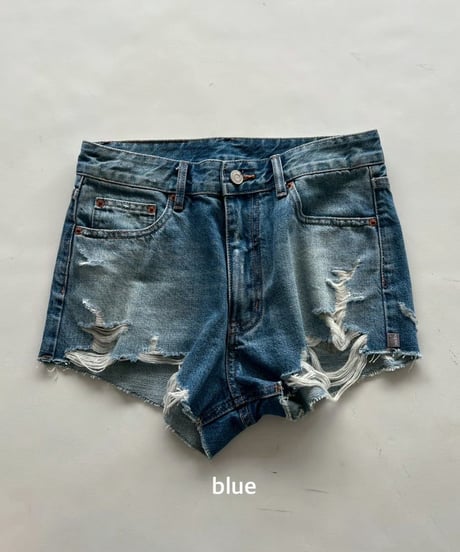 denim shorts「damage」#26057264