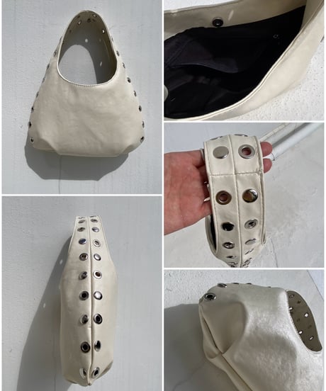 handle bag「w studs」#A8371