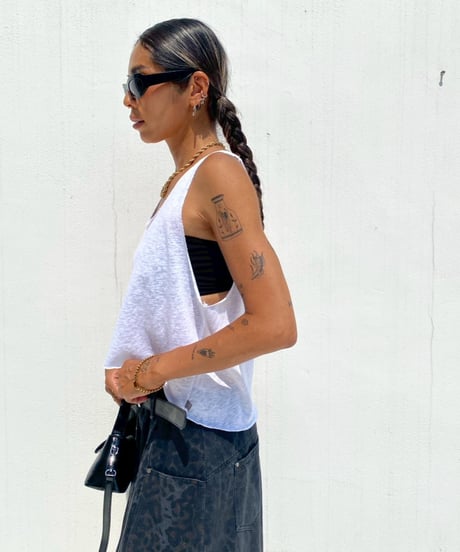 sheer tank「raw edge」#3059896