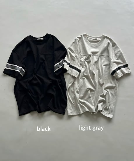 wide tee「varsity line」#207167