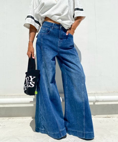 flare denim「center seam」#8202867