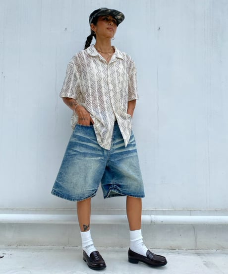 jacquard shirt「wave」#207367