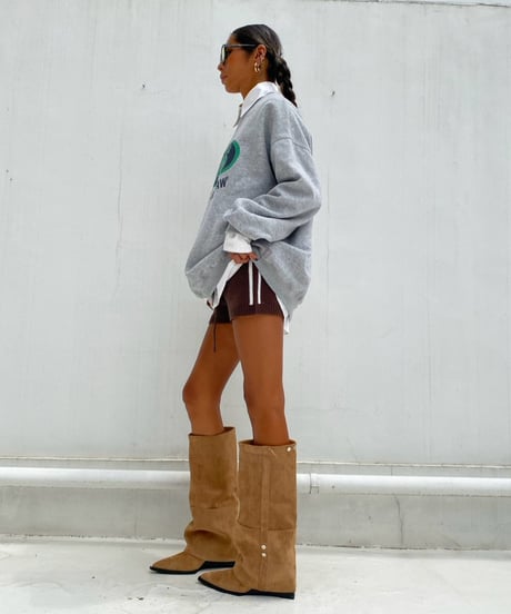 mid-calf boots「cross」#6556-35