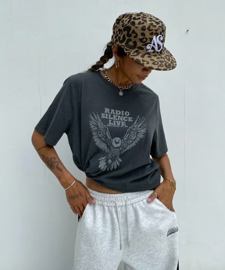 washed tee「eagle」#906664