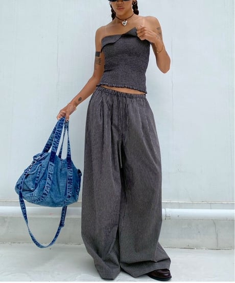 2way denim bag「studs」#1063