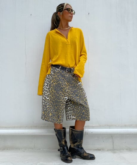 leopard half pt「waist belt」#601618