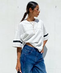 wide tee「varsity line」#207167