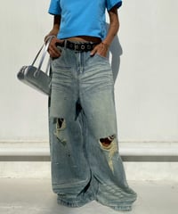 damage denim pt「back zip」#3533764