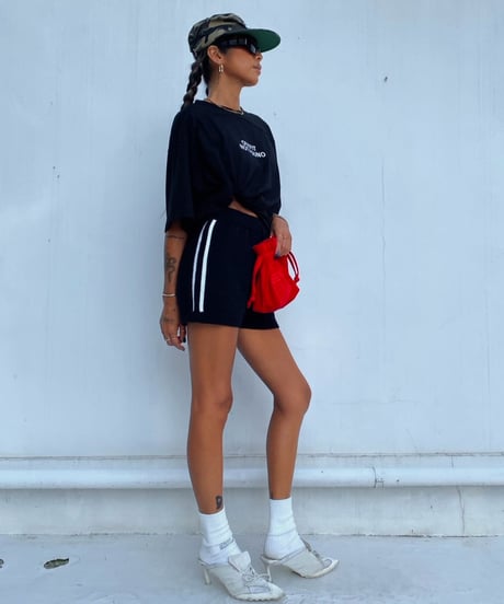 knit shorts「2line」#63768