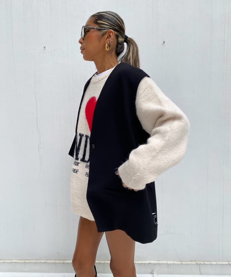 collarless gilet「freely」#35891