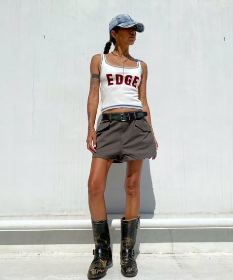 knit tank「EDGE」#8920067