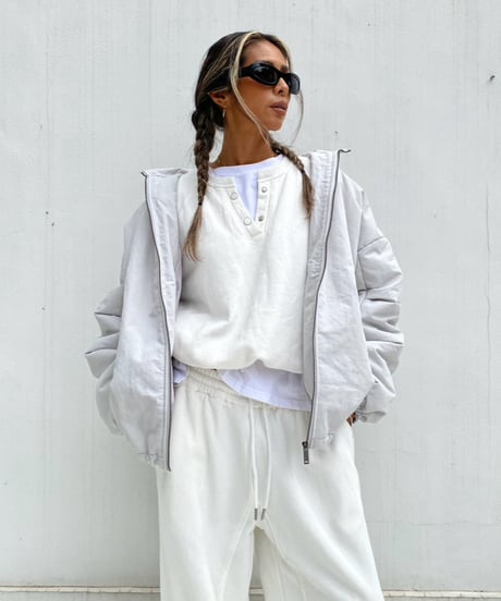 wide blouson「stand neck」#61029