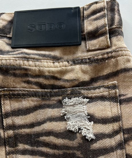 mini skirt「tiger stripe」#650867（ベルト付き）