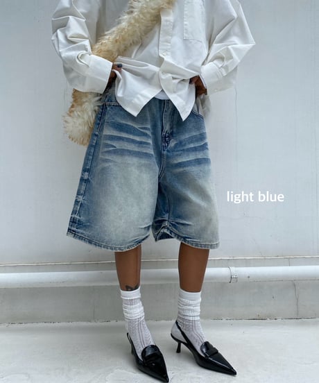denim half pt「wrinkles」#68823163