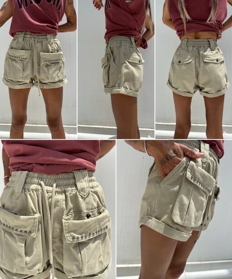 cargo shorts「studs」#877567