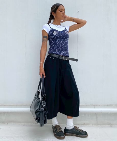 cropped rib tee「mini」#32051-1