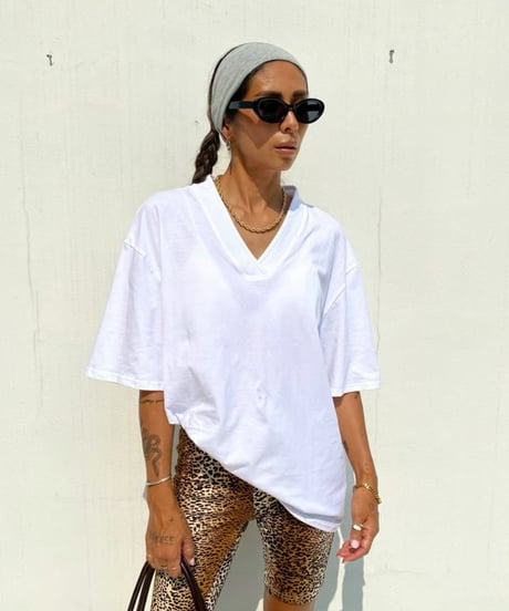 wide tee「deep v-neck」#817867【7/29以降発送】