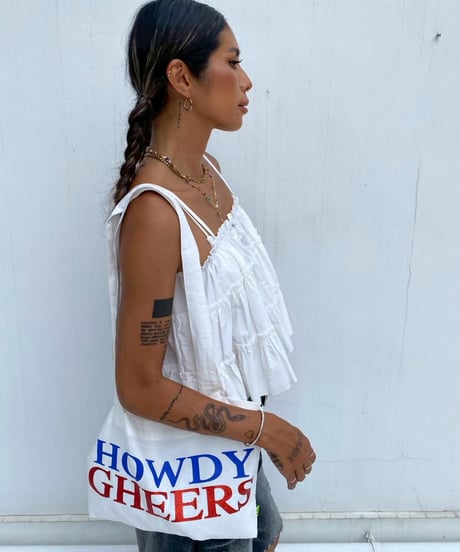 【カラーが選べる🛍️】¥15,800以上お買い上げでtote bag"HOWDY GHEERS"プレゼント