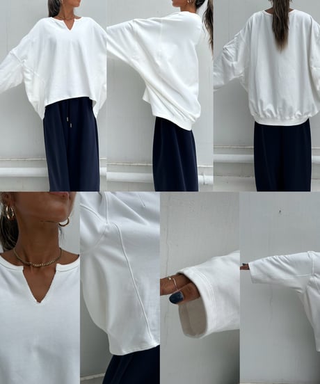 dolman sleeve sw「keyneck」#83032