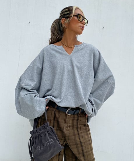 dolman sleeve sw「keyneck」#83032