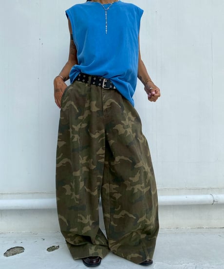 baggy pt「camo barrel」#591511（ベルト付き）
