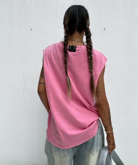 loose tank「washed」#640167