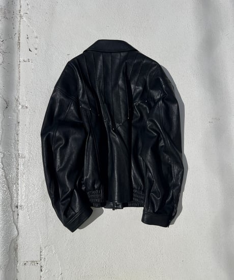 wide blouson「stitch work」#35778-2