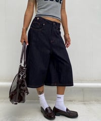 denim buggy shorts「stitch」#88352