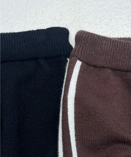 knit shorts「2line」#63768