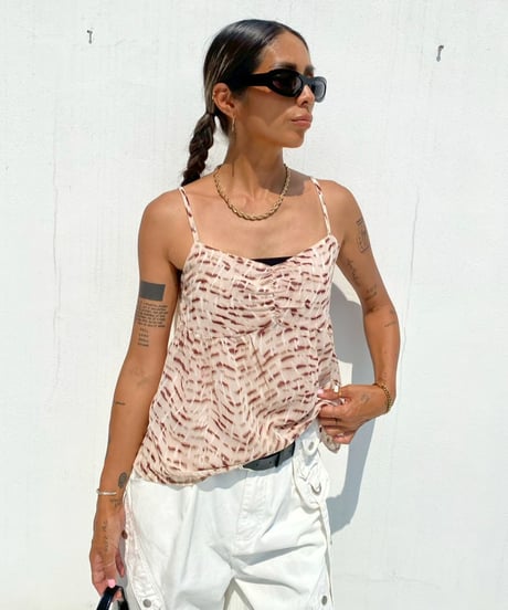 gather cami tops「safari」#1024867