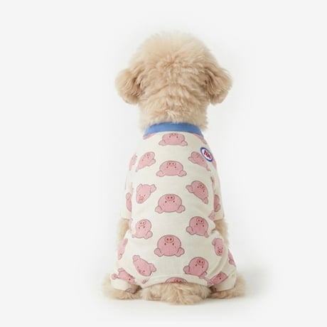 TUSTUS PIG PTTERN ロンパース