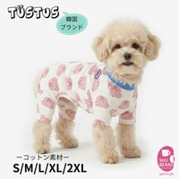 TUSTUS PIG PATTERN ロンパース