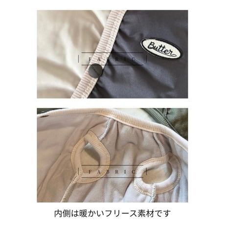 カラーブロック バックオープンナイロンベスト