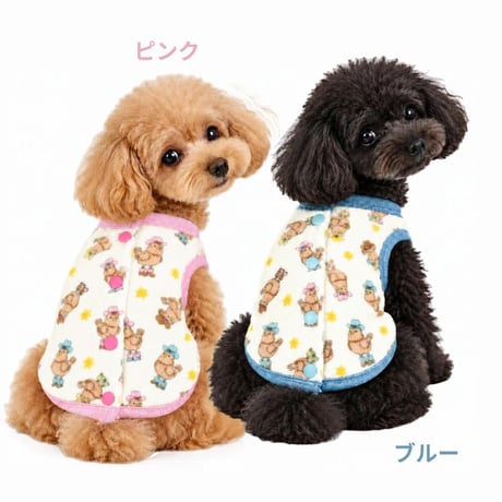 SHUBEANSオリジナル スズメ柄バックーオープントップス